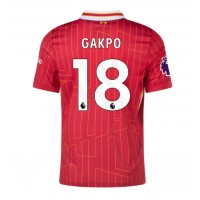 Liverpool Cody Gakpo #18 Replika Hemmatröja 2024-25 Kortärmad